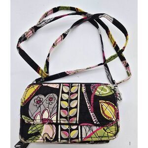 Vera Bradley Crossbody Wallet Purse - Quilted Floral Print